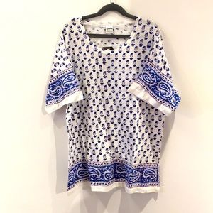 Geeta block-print tee